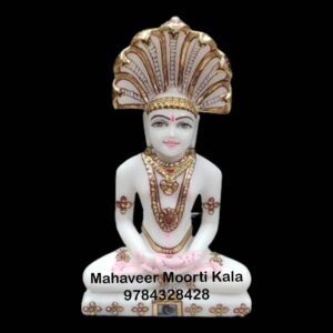 Lord Mahaveer Swami Moorti with Sheshnag | Mahaveer Jain Idol