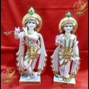 Radha Krishna Marble Moorti