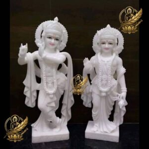 Radha Krishna Shringar Grace Marble Moorti